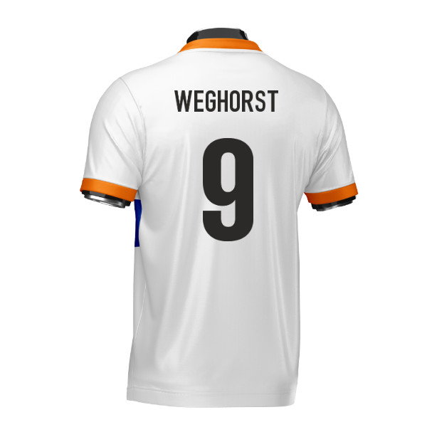 Netherlands Heritage Football Jersey (Wolvate) Adult Short Sleeve (Weghorst 9)