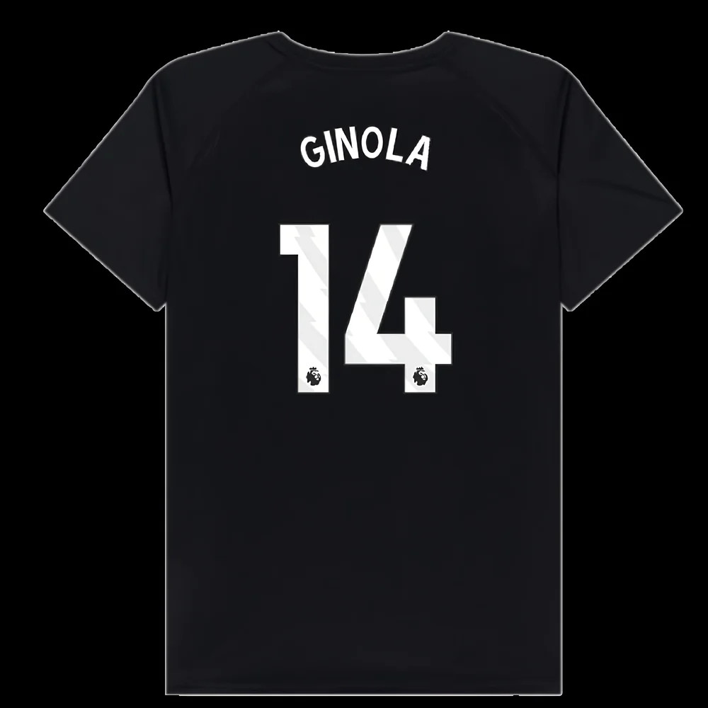 Newcastle Poly T-Shirt (Black) - Kids (Ginola 14)