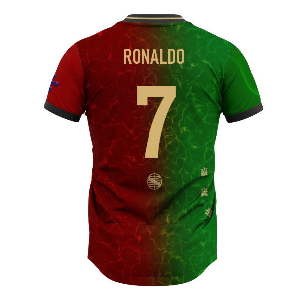 Portugal Lusitanos Home Supporter Jersey Adult Short Sleeve (Ronaldo 7)