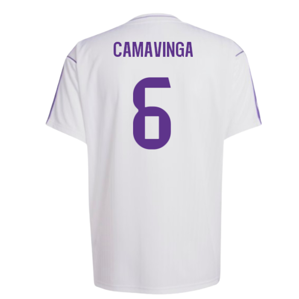 Real Madrid Terrace Icons Shirt (White) (Camavinga 6)