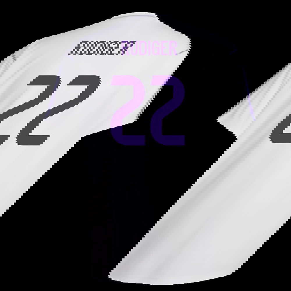 Real Madrid Terrace Icons Shirt (White) (Rudiger 22)