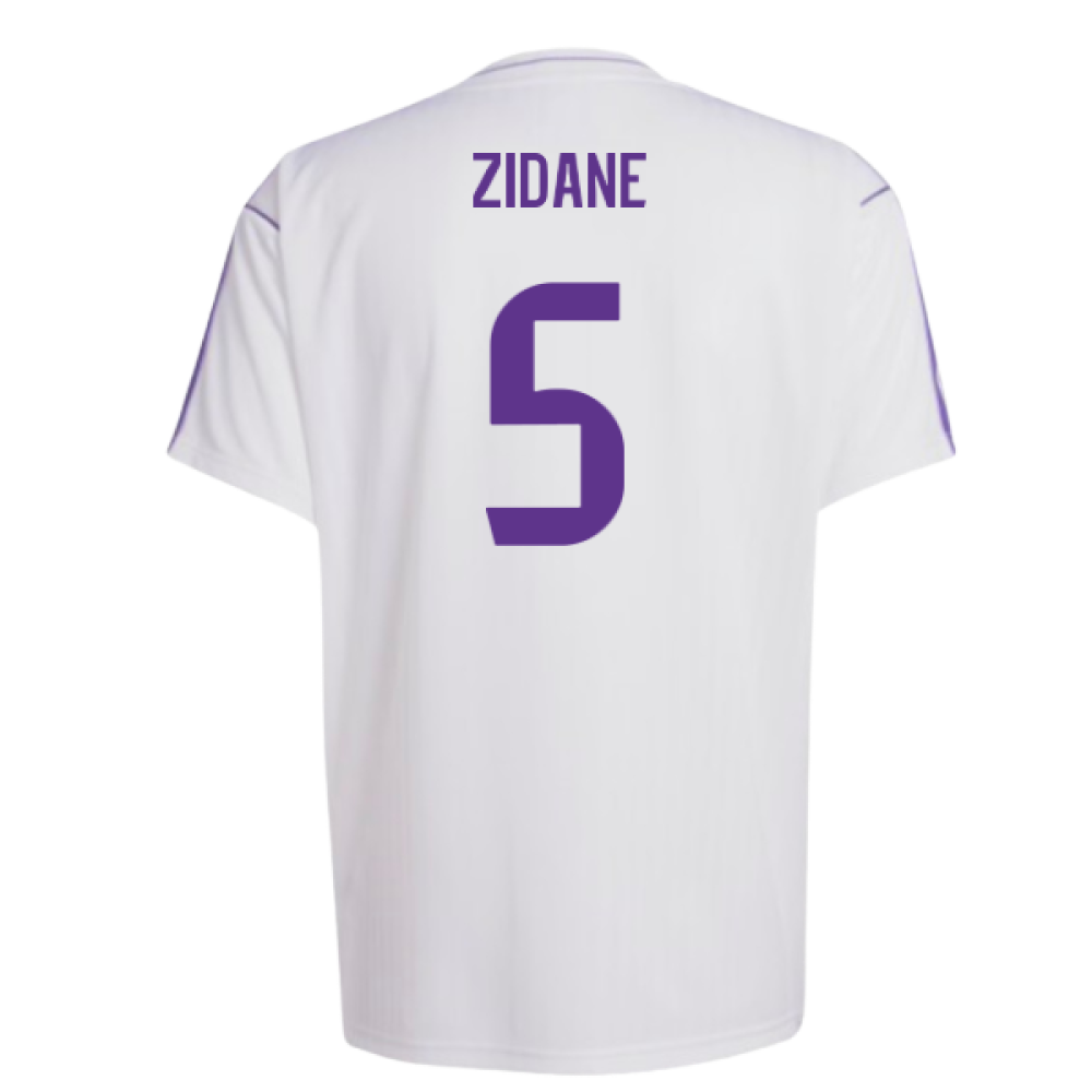 Real Madrid Terrace Icons Shirt (White) (Zidane 5)