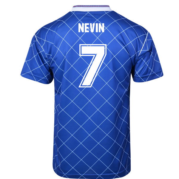 Score Draw Chelsea 1988 Retro Football Shirt (Nevin 7)
