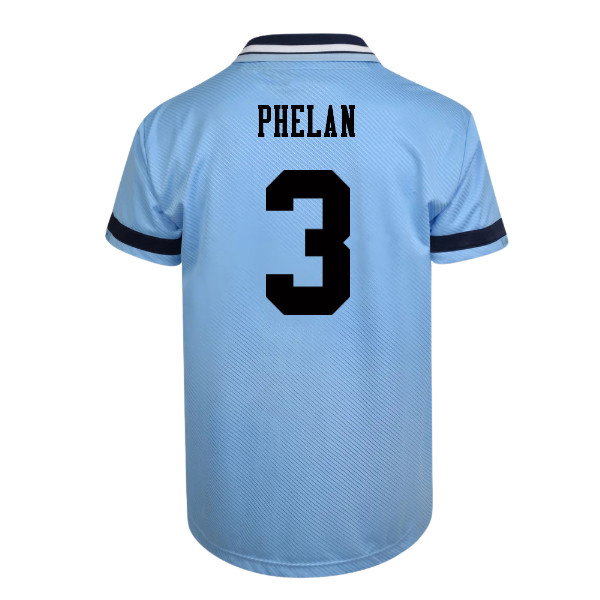 Score Draw Manchester City 1994 Retro Football Shirt (Phelan 3)