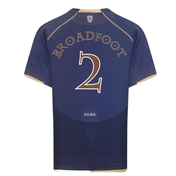 Scotland 2007 Home Retro Shirt (Broadfoot 2)