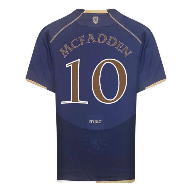 Scotland 2007 Home Retro Shirt (McFadden 10)