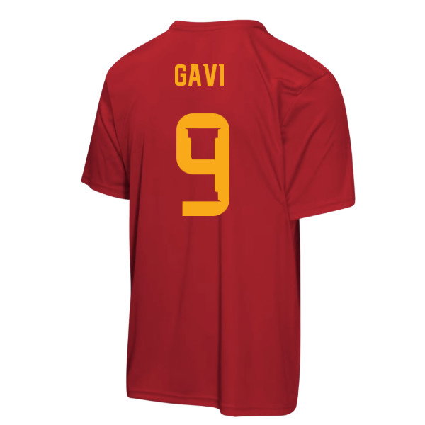 Spain FIFA World Cup 2026™ T-Shirt (Red) - Kids (Gavi 9)