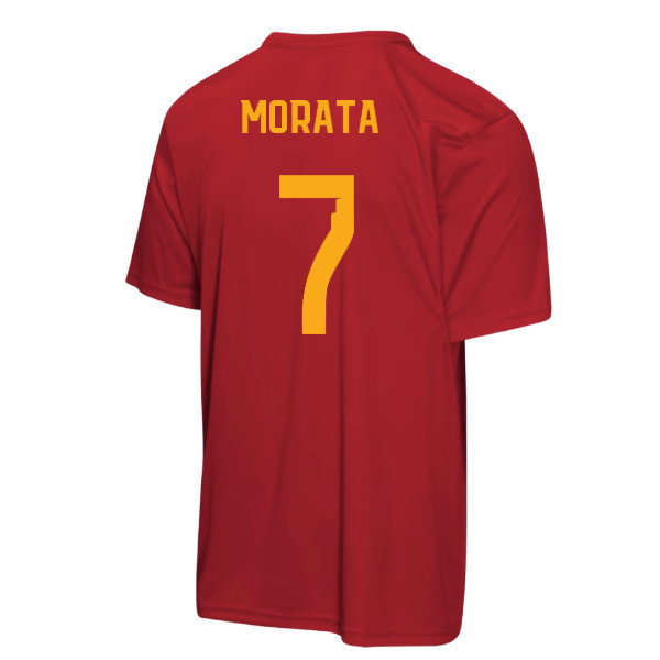 Spain FIFA World Cup 2026™ T-Shirt (Red) - Kids (Morata 7)
