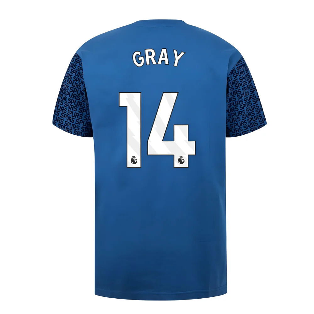 Tottenham Hotspur Graphic T-shirt (Blue) (Gray 14)