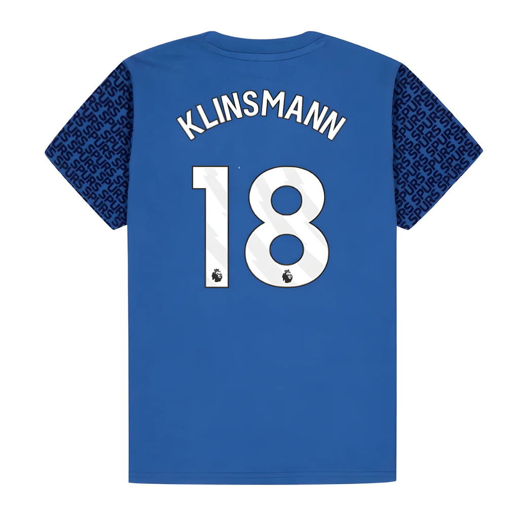 Tottenham Hotspur Graphic T-shirt (Blue) - Kids (Klinsmann 18)