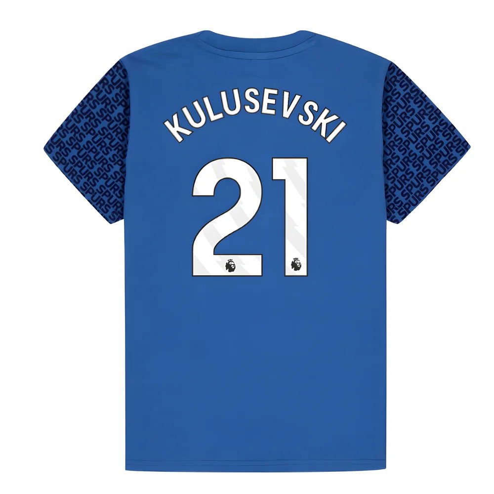 Tottenham Hotspur Graphic T-shirt (Blue) - Kids (Kulusevski 21)