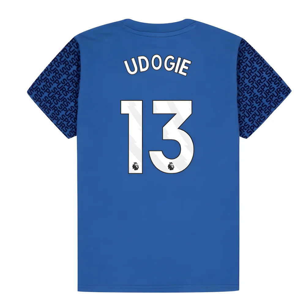 Tottenham Hotspur Graphic T-shirt (Blue) - Kids (Udogie 13)