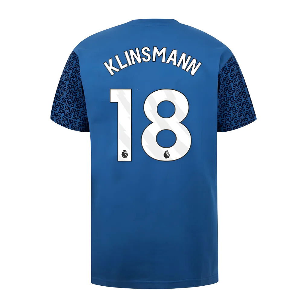 Tottenham Hotspur Graphic T-shirt (Blue) (Klinsmann 18)