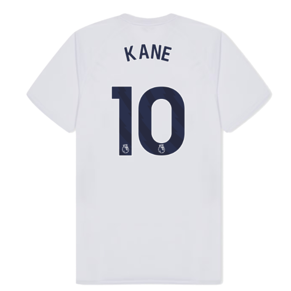 Tottenham Hotspur Poly T-shirt (White) (Kane 10)