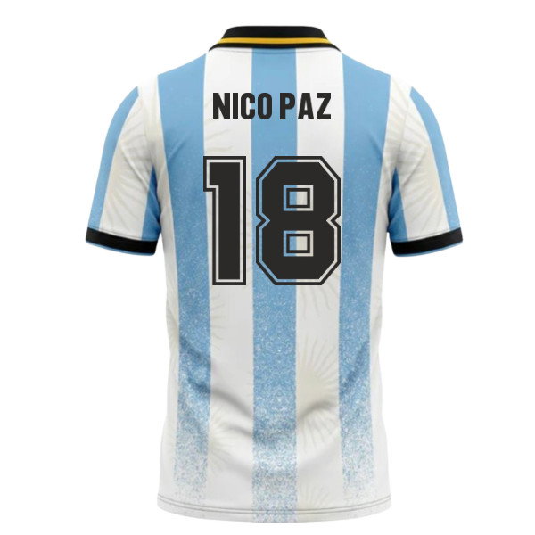 UMBRO Argentina World Cup 26 Football Shirt (Nico Paz 18)