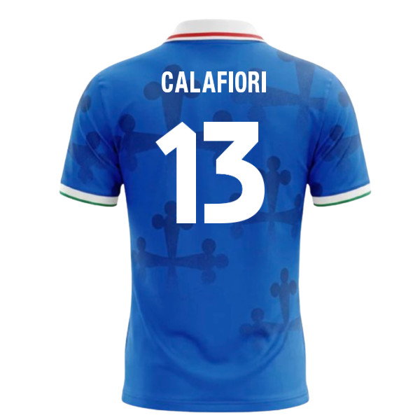 UMBRO Italy World Cup 26 Football Shirt (Calafiori 13)