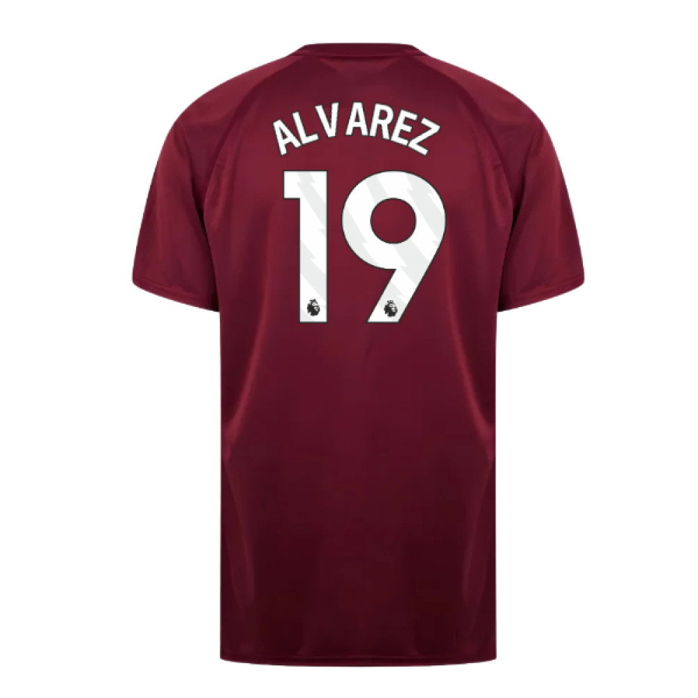 West Ham United Poly T-Shirt (Claret/Blue) (Alvarez 19)