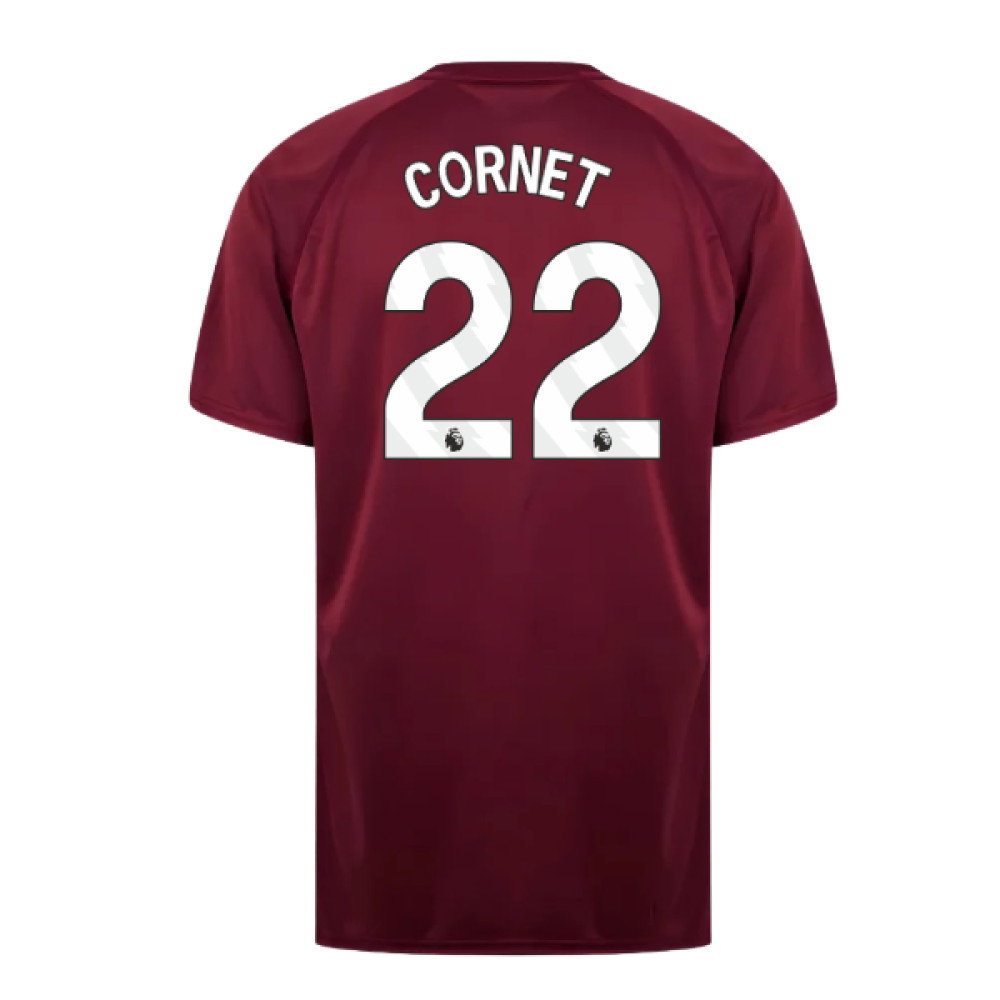 West Ham United Poly T-Shirt (Claret/Blue) (Cornet 22)