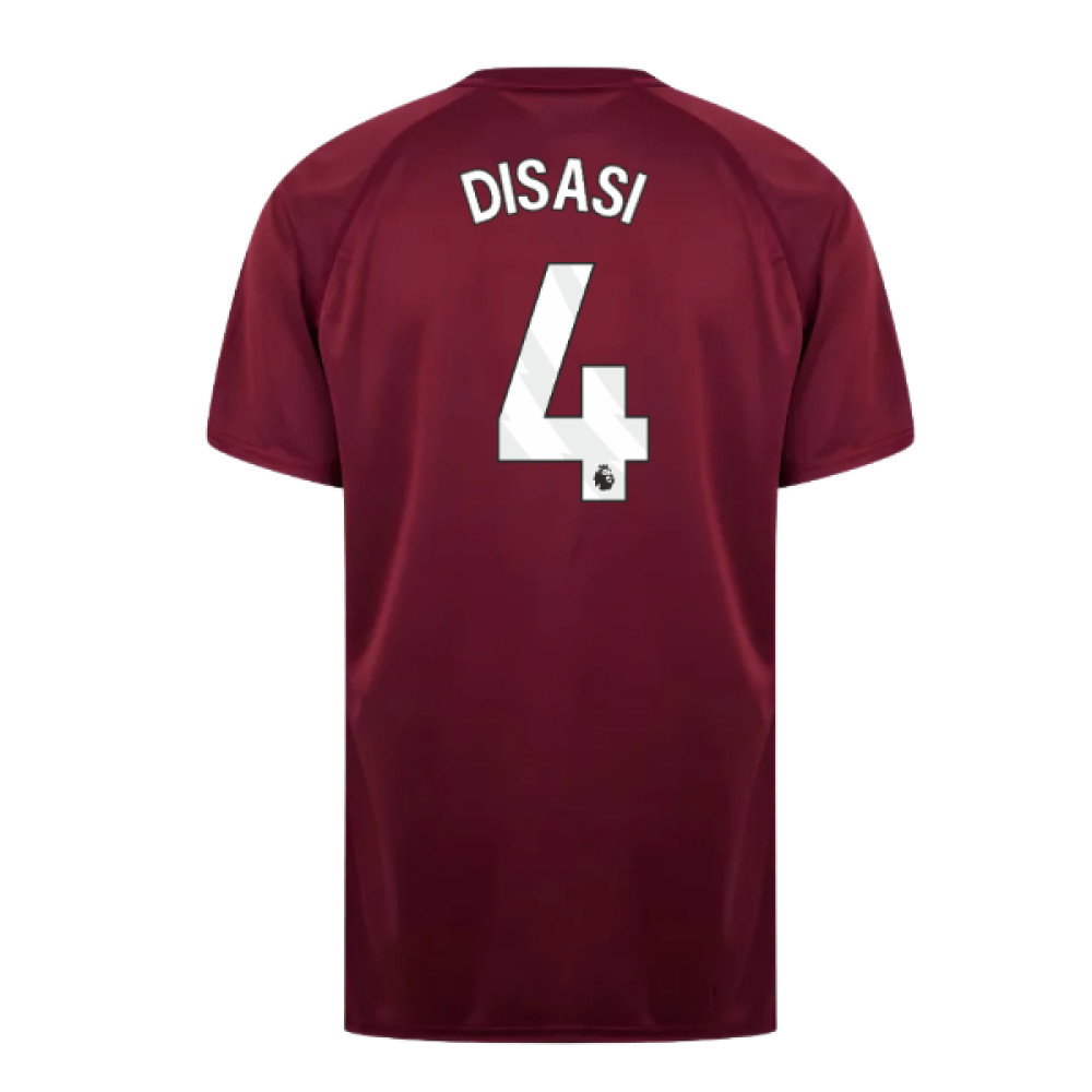 West Ham United Poly T-Shirt (Claret/Blue) (Disasi 4)