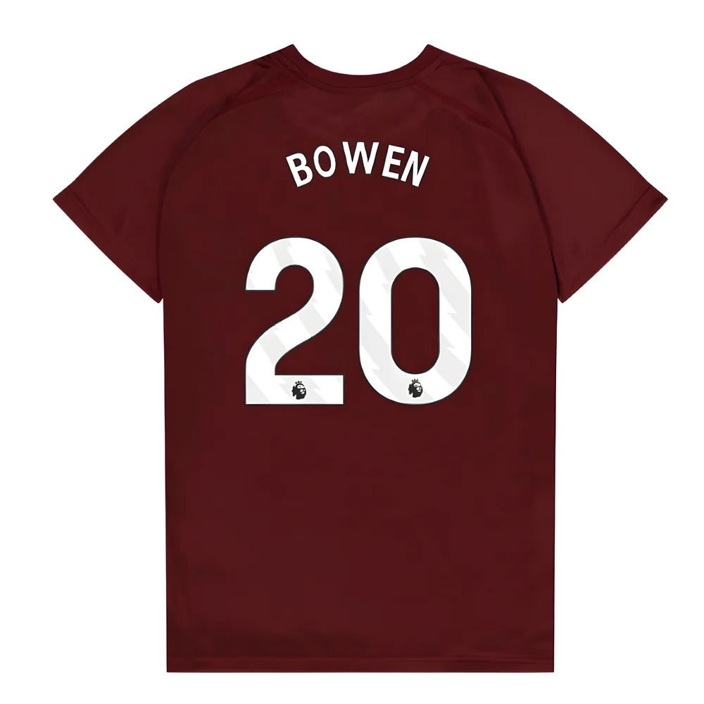 West Ham United Poly T-Shirt (Claret/Blue) - Kids (Bowen 20)