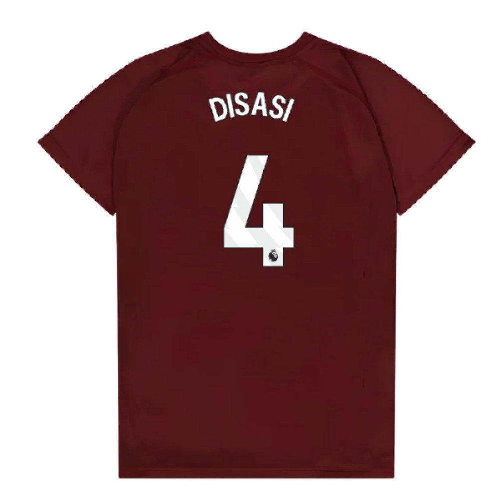 West Ham United Poly T-Shirt (Claret/Blue) - Kids (Disasi 4)