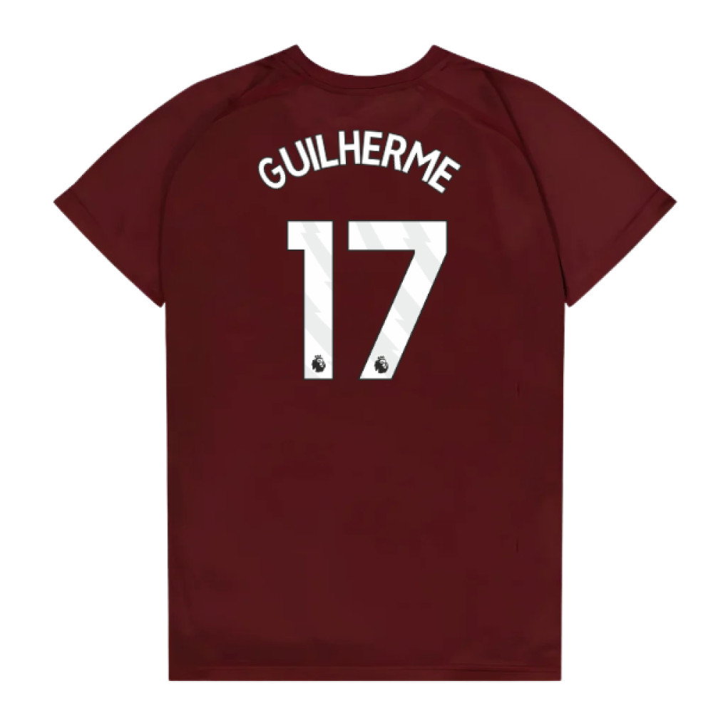 West Ham United Poly T-Shirt (Claret/Blue) - Kids (Guilherme 17)
