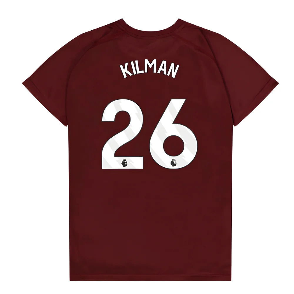 West Ham United Poly T-Shirt (Claret/Blue) - Kids (Kilman 26)