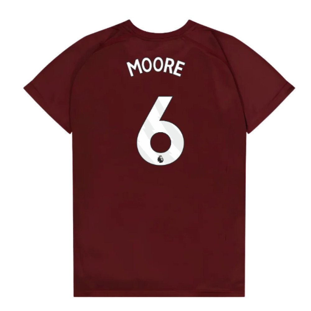 West Ham United Poly T-Shirt (Claret/Blue) - Kids (Moore 6)