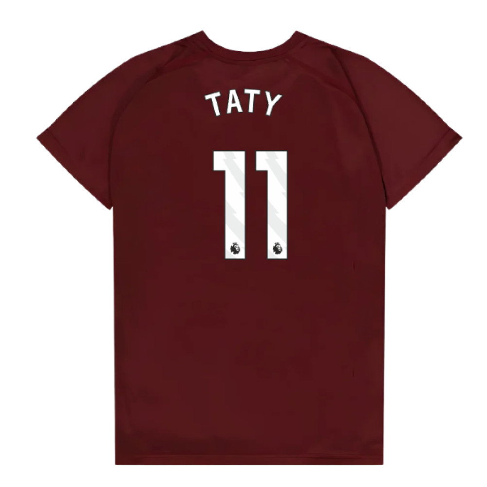 West Ham United Poly T-Shirt (Claret/Blue) - Kids (Taty 11)