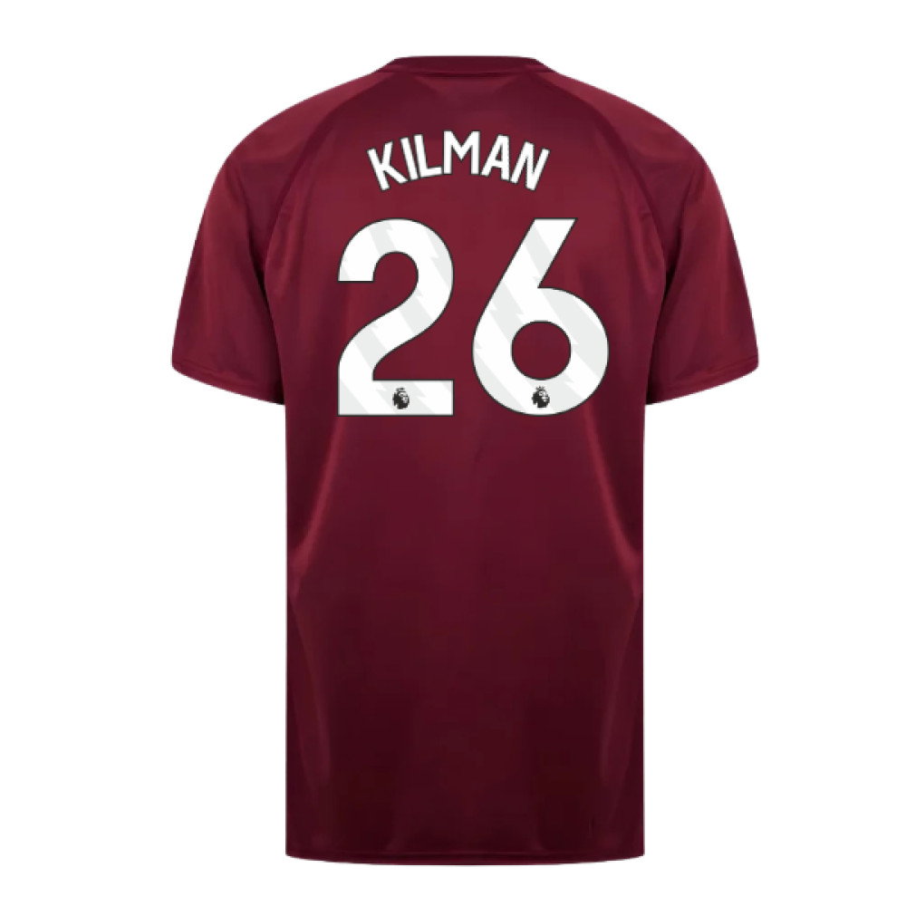 West Ham United Poly T-Shirt (Claret/Blue) (Kilman 26)
