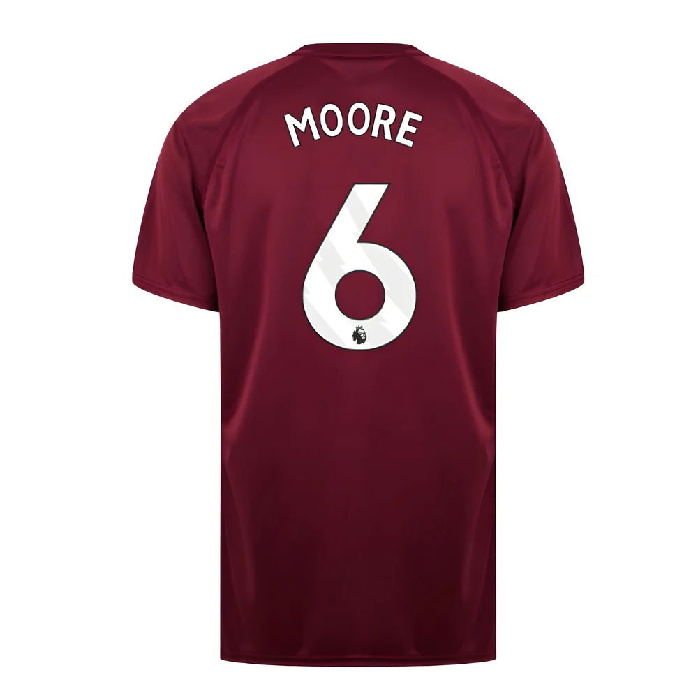 West Ham United Poly T-Shirt (Claret/Blue) (Moore 6)