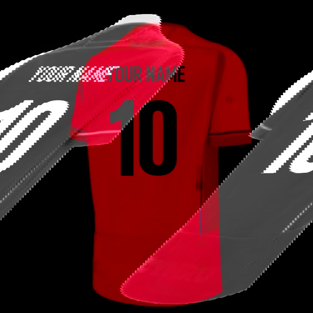 2025-2026 Wales Home WRWC Replica Rugby Shirt (Your Name)