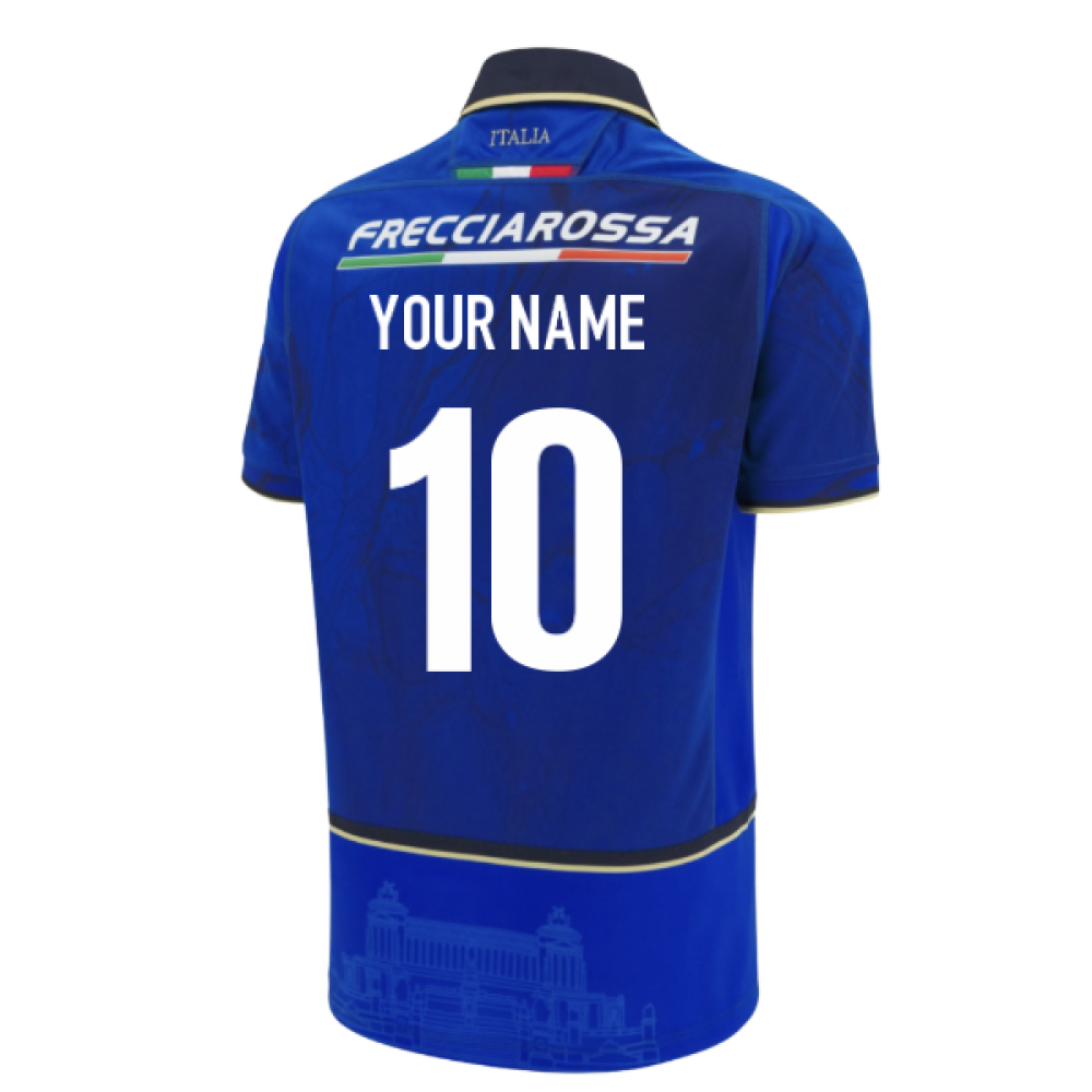 2025-2026 Italy FIR Rugby Home Replica Shirt (Your Name)