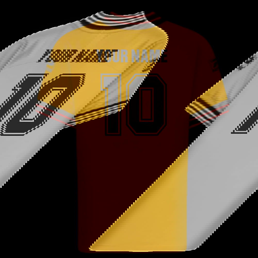 1986-1988 Sunderland Third Retro Shirt (Yellow) (Your Name)