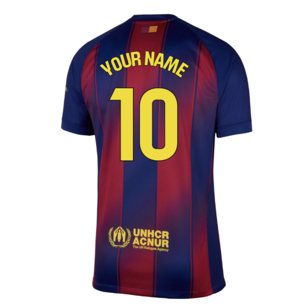 2025-2026 Barcelona Home Shirt (Your Name)