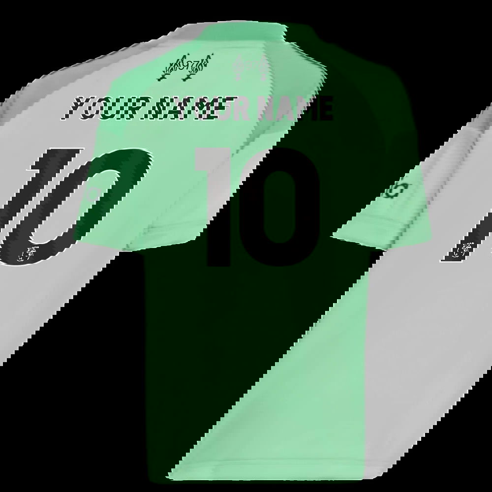 2025-2026 Liverpool Home Goalkeeper Mini Kit (Your Name)