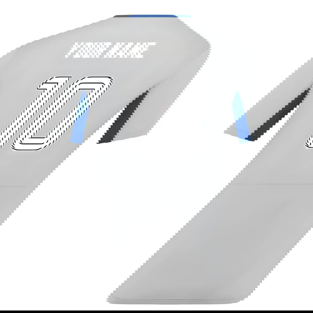 2025-2026 Rangers Training Short Sleeve Tee (Grey) (Your Name)