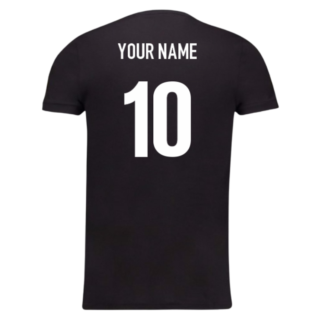 Maccabi Tel Aviv Logo T-shirt (Black) (Your Name)
