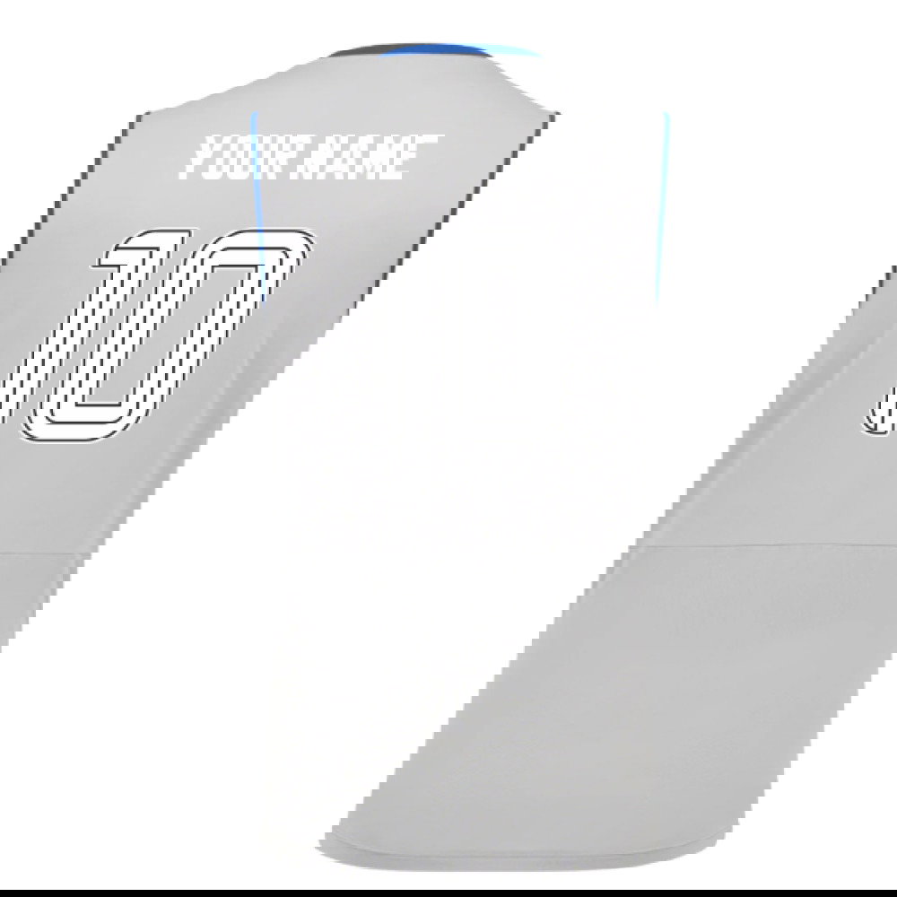 2025-2026 Rangers Pro Training Sleeveless Tee (Grey) (Your Name)