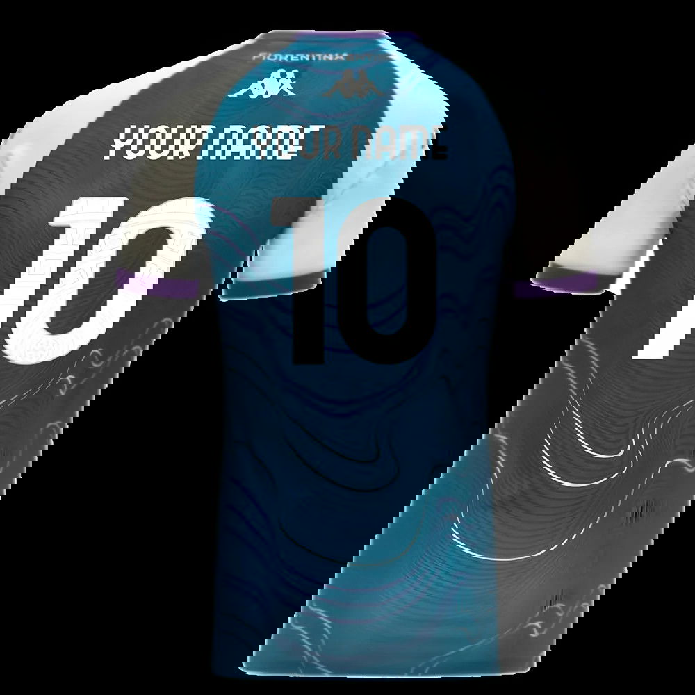 2025-2026 Fiorentina Pre Match Shirt (Turquoise) (Your Name)