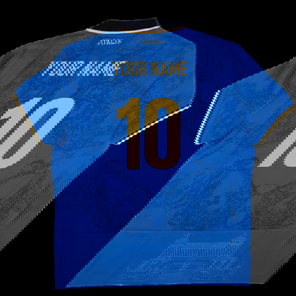 2025-2026 Italy FIR Home Cotton Rugby Shirt (Your Name)