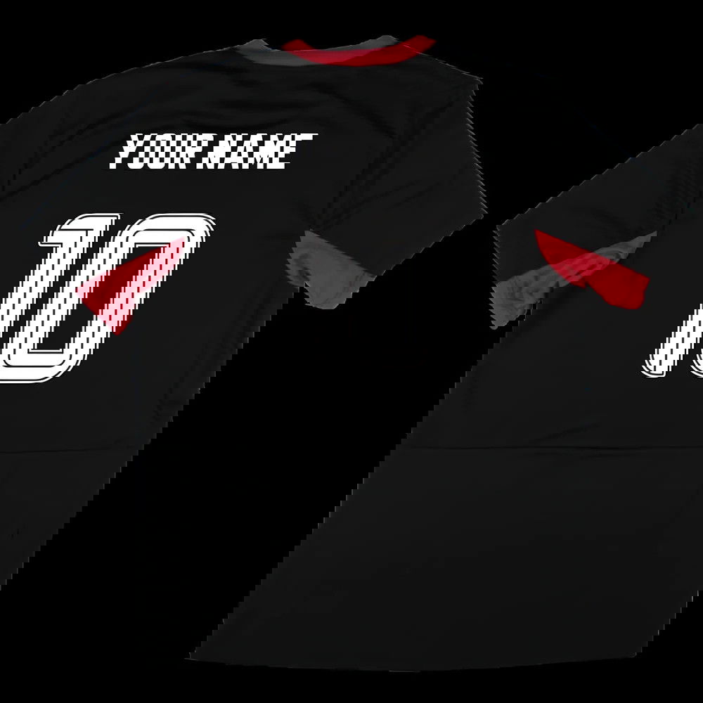 2025-2026 Rangers Pro Training Short Sleeve Tee (Caviar) (Your Name)