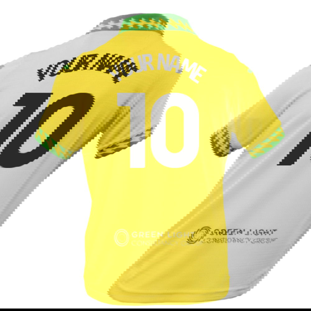 2025-2026 Norwich City Home Shirt - Kids (Your Name)