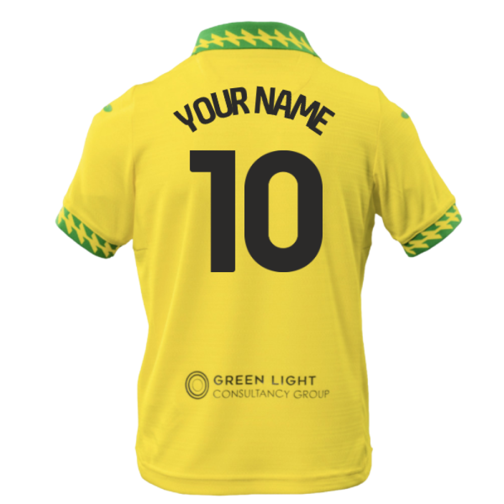 2025-2026 Norwich City Home Shirt - Kids (Your Name)