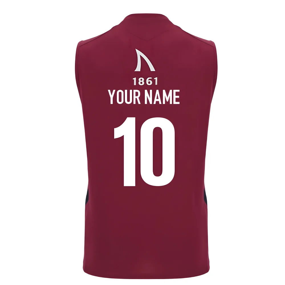 2025-2026 Sale Sharks Training Poly Sleeveless Shirt (Your Name)