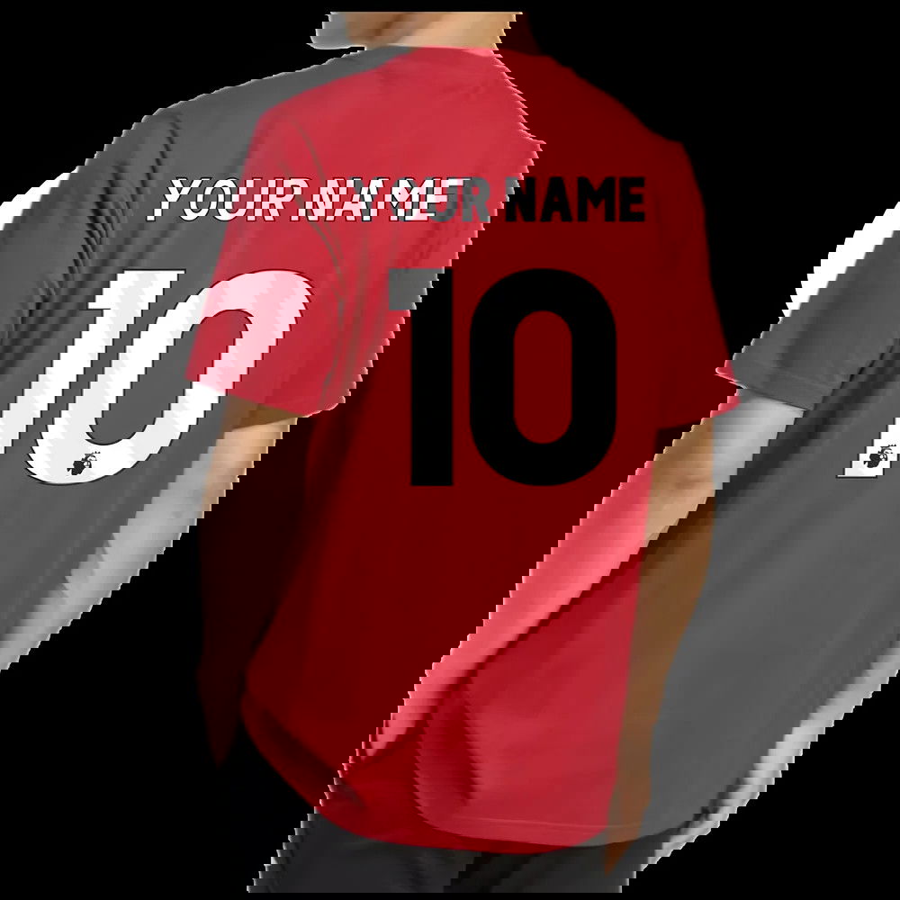 2025-2026 Liverpool Seasonal Graphic Tee (Red) (Your Name)