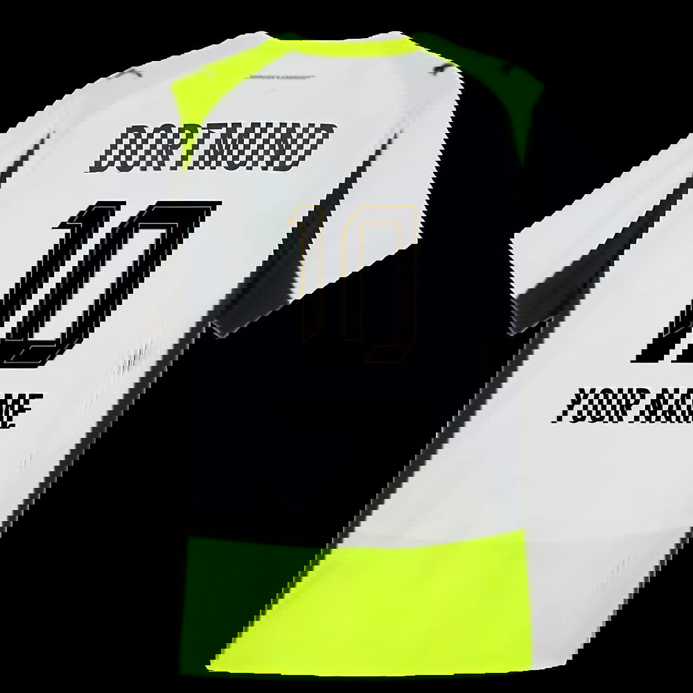 2025-2026 Borussia Dortmund Authentic Away Shirt (Your Name)