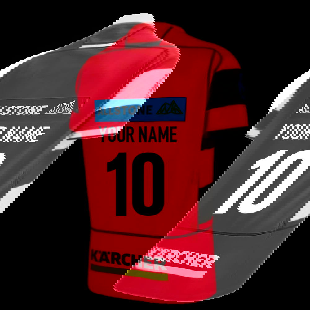 2025-2026 Gloucester Rugby Poly Home Shirt - Kids (Your Name)