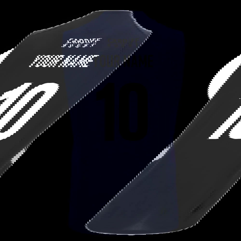 2025-2026 Cardiff Blues Training Poly Sleeveless Shirt (Navy) (Your Name)