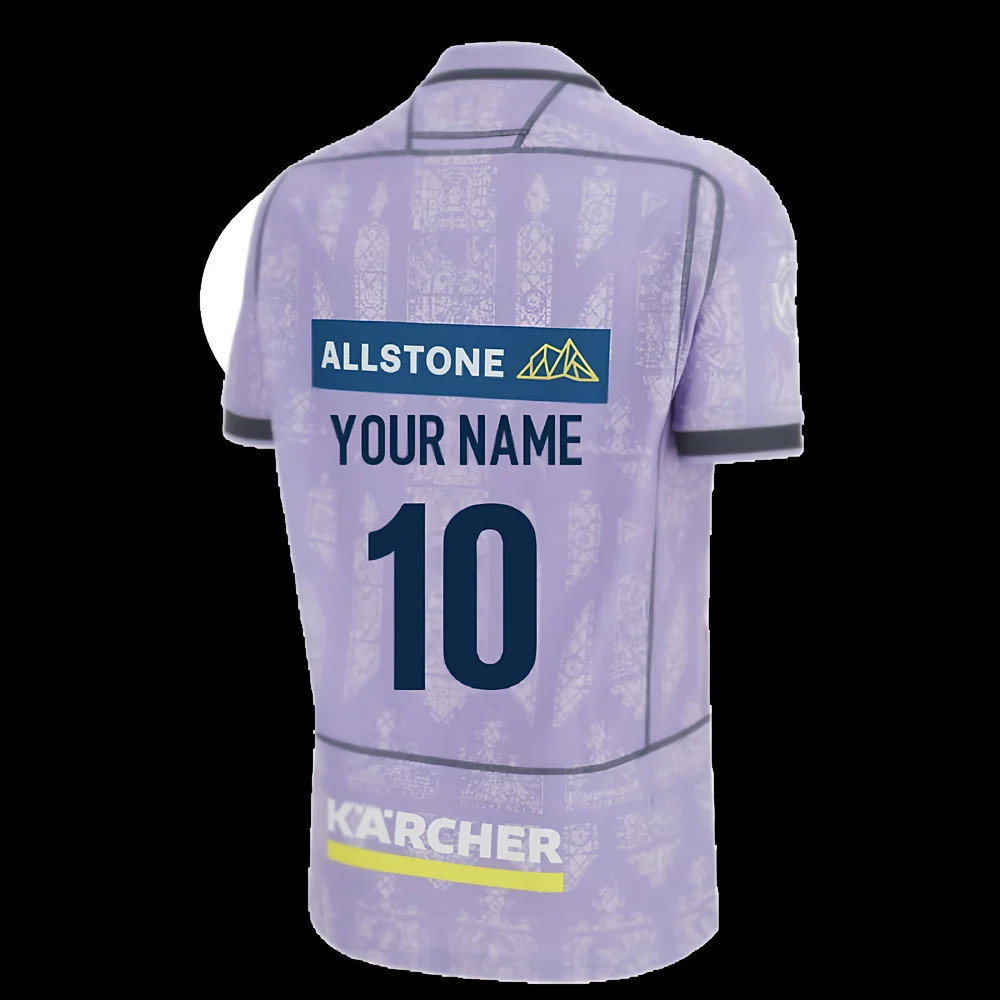 2025-2026 Gloucester Rugby Poly Away Shirt (Your Name)